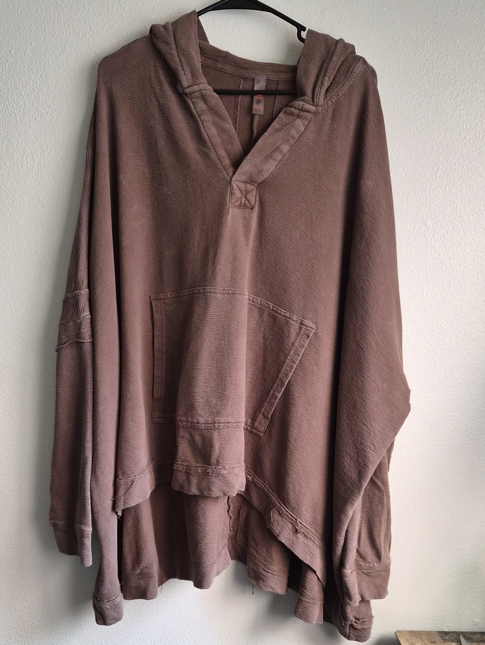 Mona B Brown Hi Low Hoodie Size 1XL/2XL